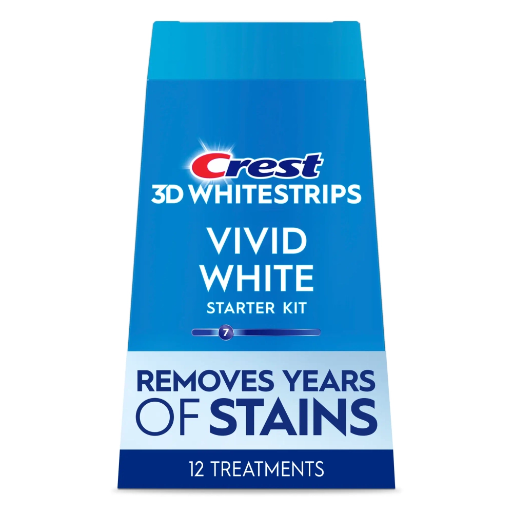 Отбеливающие полоски для зубов Crest 3D Whitestrips Vivid White