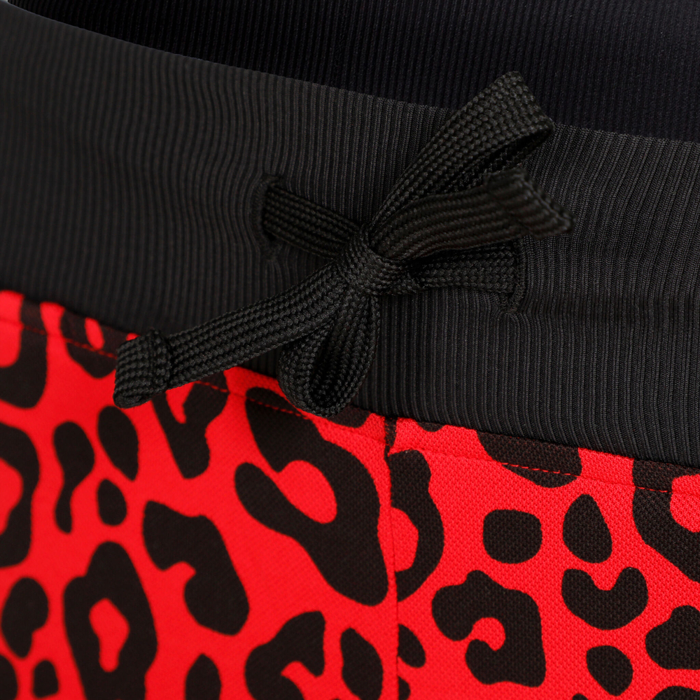 Женские теннисные шорты Hydrogen Tech Panther Shorts Women - Red, Black