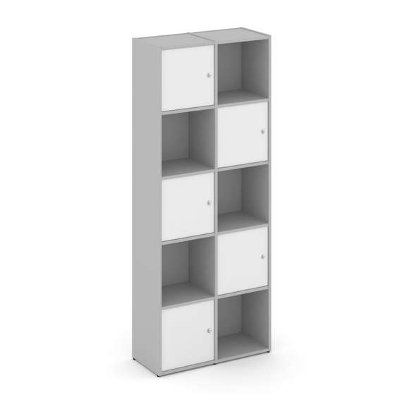 Locker plus Комплект №8 LK.K-008 Серый/Белый 798*350*1983