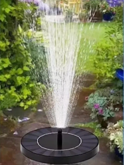 Live Home Фонтан плавающий садовый на солнечной батарее Mingtu MT-228 / Уличный фонтанчик для пруда, бассейна