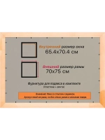 Рамка для постера и фотографий 65x70