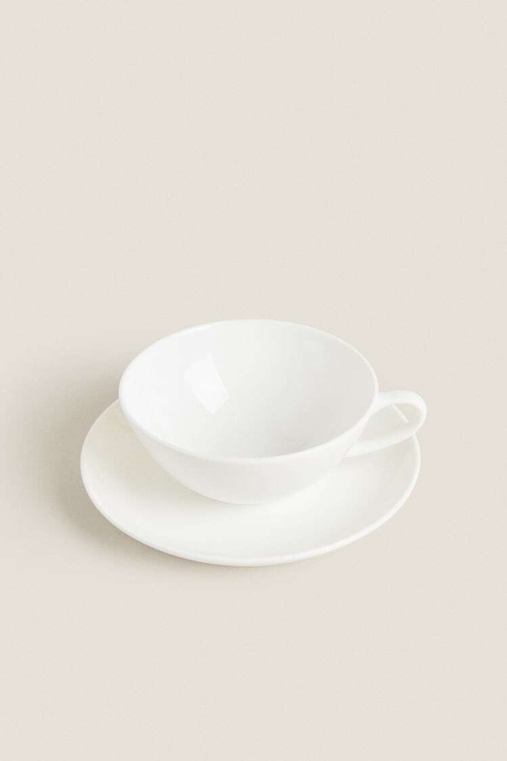 ZARA HOME КРУЖКА ИЗ ТОНКОГО ФАРФОРА, БЕЛЫЙ