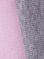 Шапка для девочек осенняя, с ушками серая