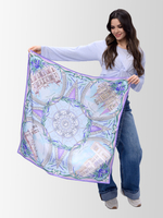 Платок «Дворцы Крыма» 100% шёлк