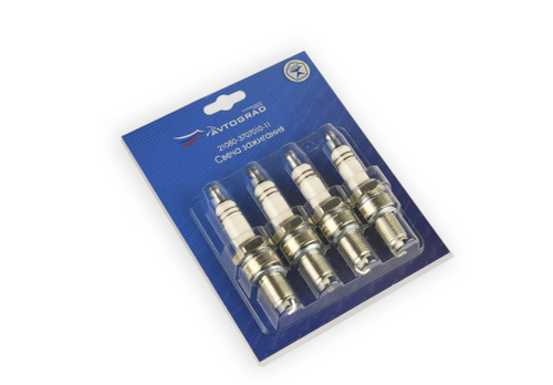 Свеча зажигания 2108 (к-т 4ед.) в блистере 0,7