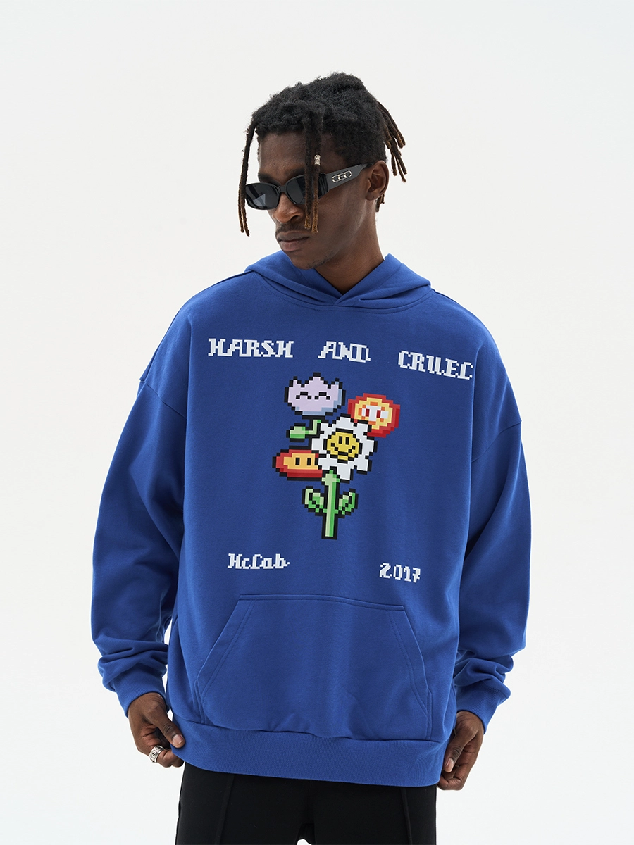 Худи HARSHandCRUEL "PixeLs" Oversized Hoodie