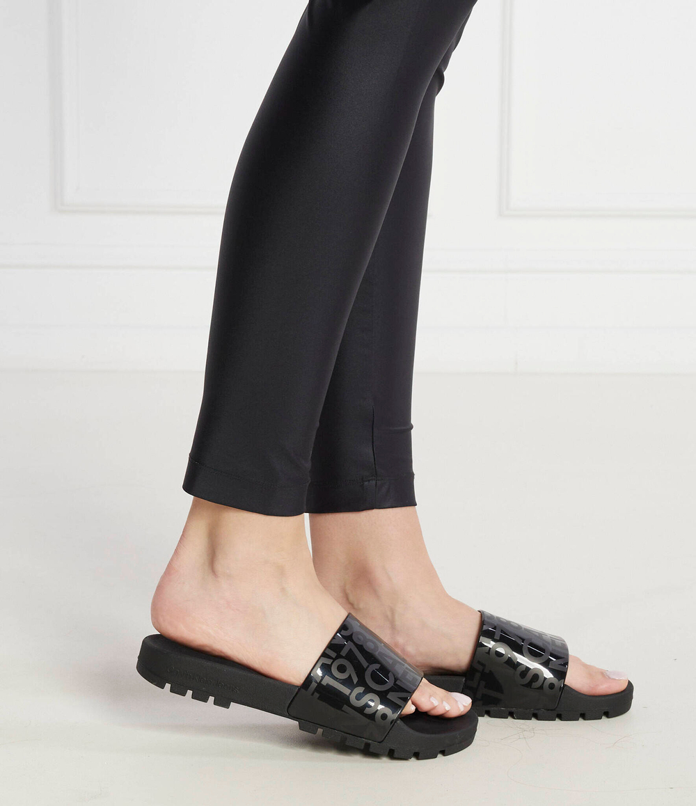 Шлепанцы CALVIN KLEIN JEANS - черный(YW0YW01448)