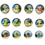 Магнит «Змея - Хорошие пожелания» 3,5*3,5*1,3 см, микс