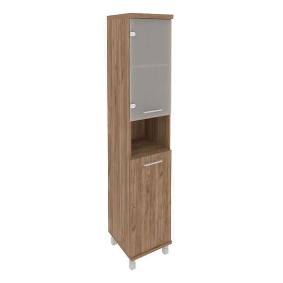 First Шкаф высокий узкий левый KSU-1.4 (L) Дуб Табак 401*432*2060