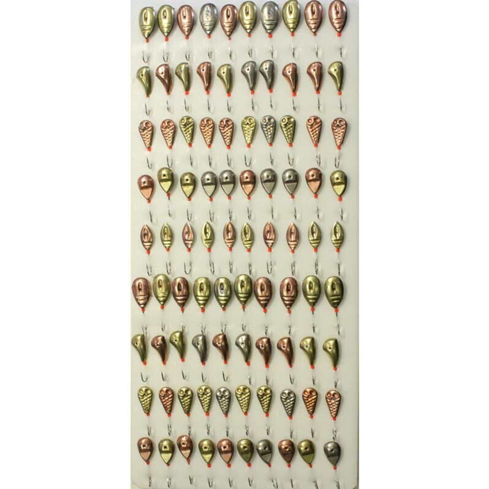 Мормышка металлическая паяная №41-H крючок №12