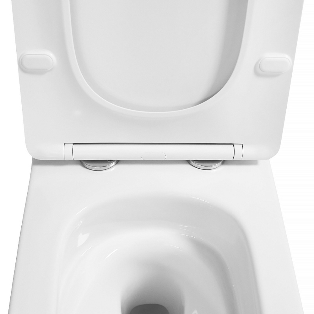 Унитаз подвесной Azario Indor Торнадо, с сиденьем микролифт/дюропласт 520*360*360 (AZ-9004WT)