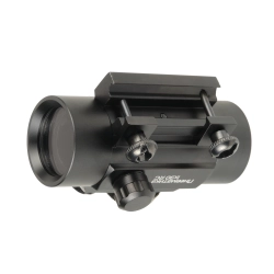 Прицел коллиматорный Veber Пневматика 1x30 RG, вид снизу с креплениями