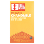 Equal Exchange, органическая ромашка, травяной чай, без кофеина, 20 чайных пакетиков, 24 г (0,85 унции)