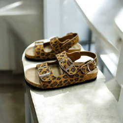 Детские леопардовые босоножки Buba Leopard