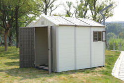 Садовый пластиковый сарай HouzBlock Comfort-3 7,5x11