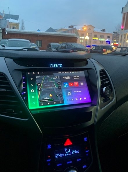 Магнитола для Hyundai Elantra 5 MD 2013-2015 (рестайлинг) - Carmedia OL-9706 QLed, Android 13, TS20, CarPlay, SIM-слот