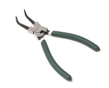 Съемник стопорных колец гнутый на сжим(90°,L-200мм),в блистере RockForce##Rock FORCE RF-609200HB