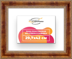Рама 29,7x42 для картин и фотографий