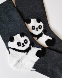 Носки р.35-40 "Зверюшки на Пятках" Панда