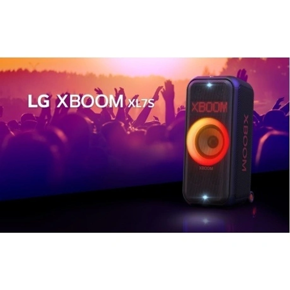 Минисистема LG XBOOM XL7S черный 250Вт USB BT