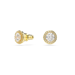 UNA:PE STUD PAVE WHITE/GOS