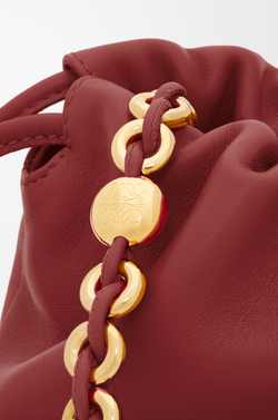 Loewe Сумка Flamenco среднего размера из мягкой кожи ягненка наппа, красный
