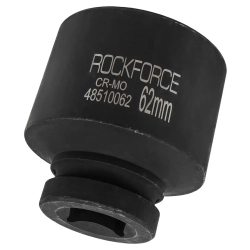 Головка ударная глубокая 1'', 62мм (6гр.) RockForce RF-48510062
