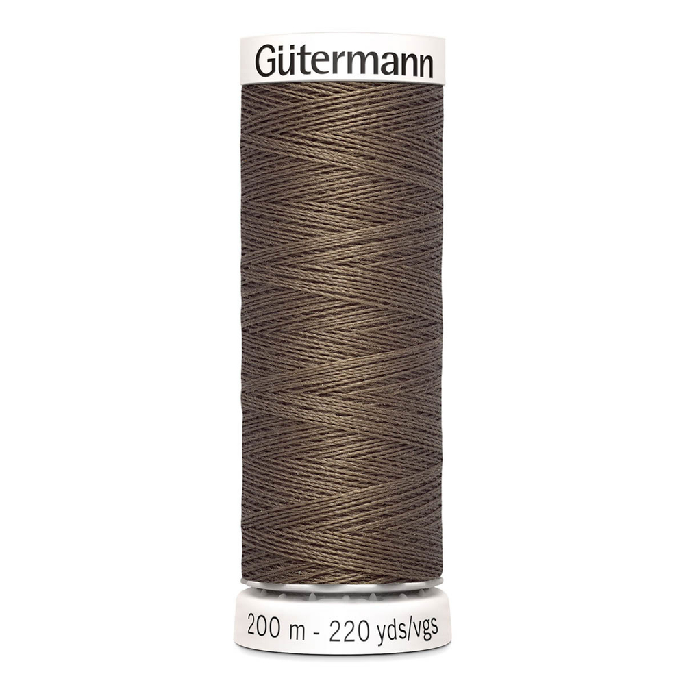Нить Sew-All 200 м, Gutermann, 209 серо-бежевый