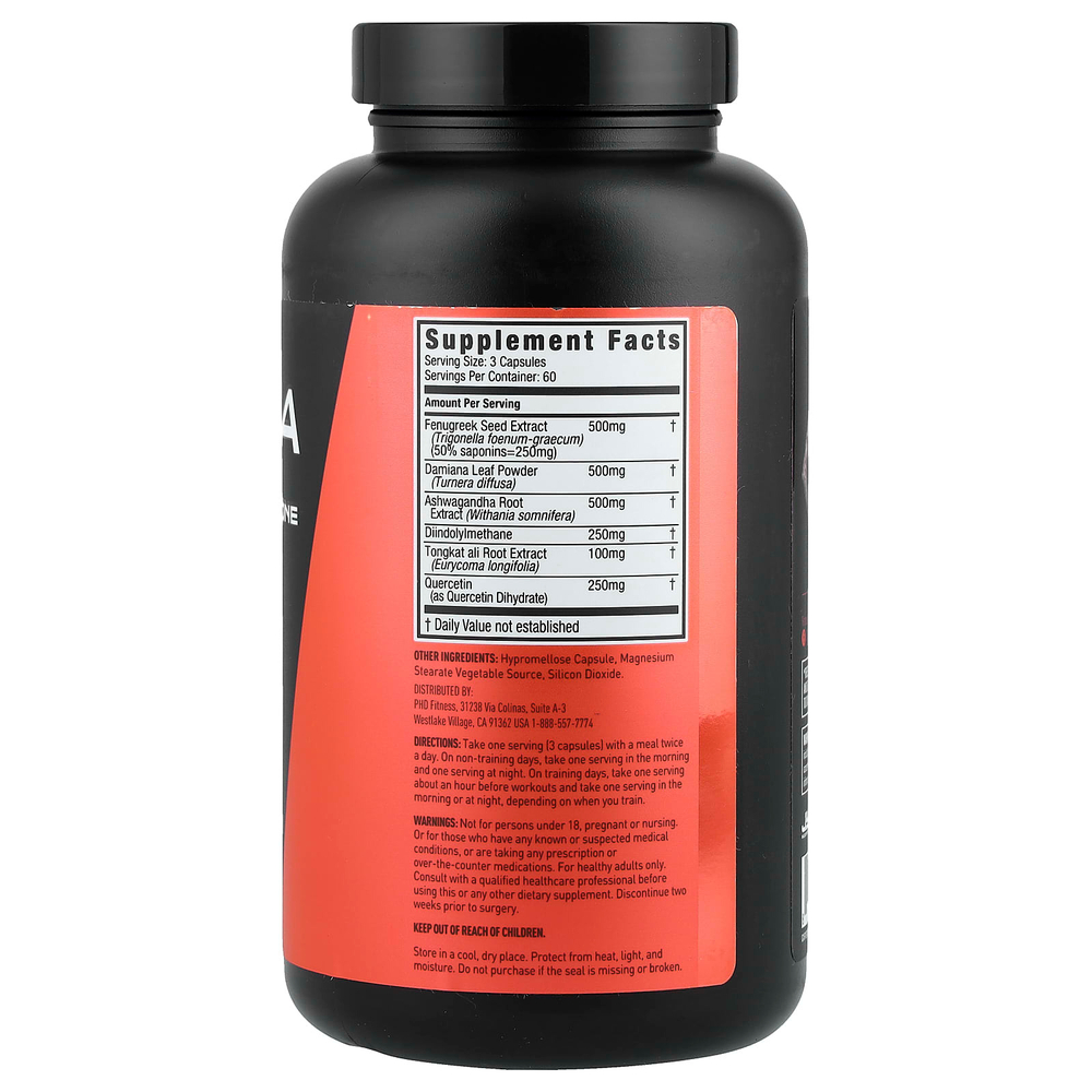JYM Supplement Science, Alpha, поддержка тестостерона, 180 вегетарианских капсул