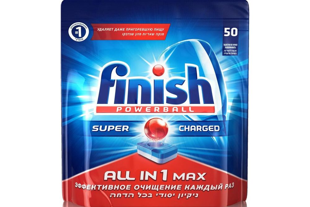 Таблетки Finish All in 1 Max для посудомоечных машин