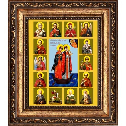 Купить икону Петр и Февронья Муромские. Икона под старину на дереве.