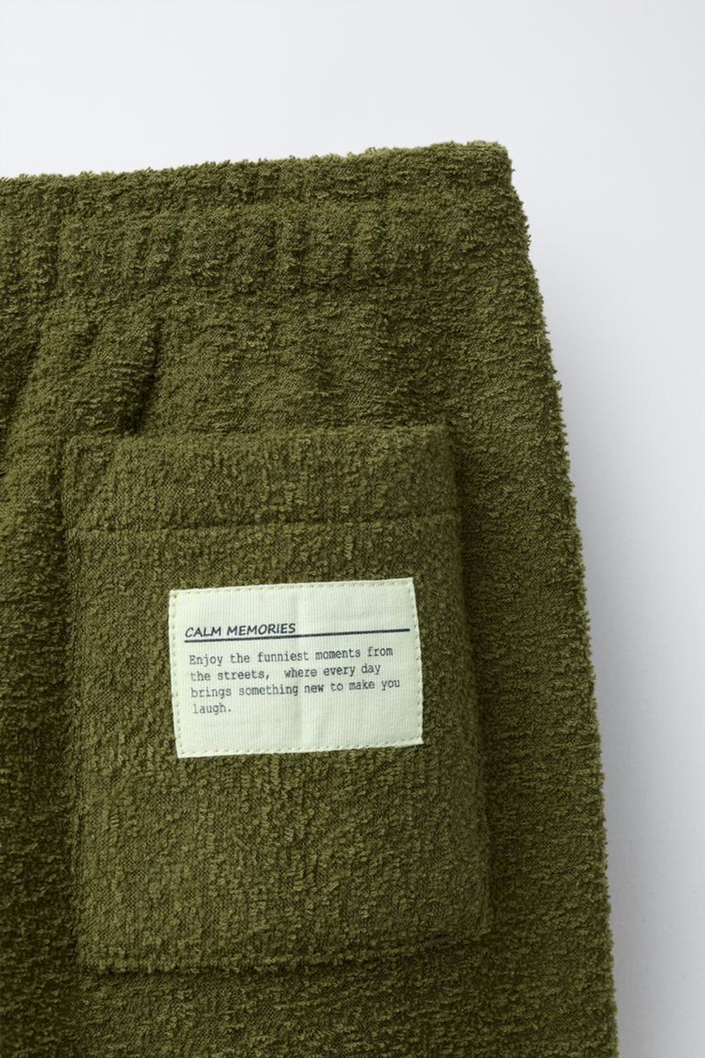 ZARA КОМПЛЕКТ ТОЛСТОВКА И БРЮК-ДЖОГГЕРОВ, ЗЕЛЕНЫЙ