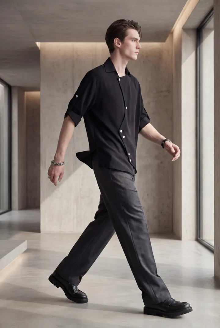 Рубашка с коротким рукавом «BITZ»