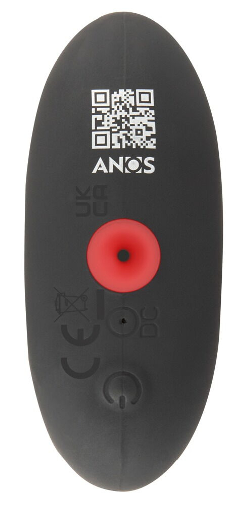 Черная расширяющаяся анальная пробка с вибрацией RC Inflatable Expander Plug with Vibration