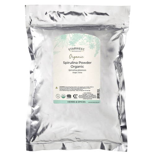 Starwest Botanicals, органический порошок из спирулины, 453,6 г (1 фунт)