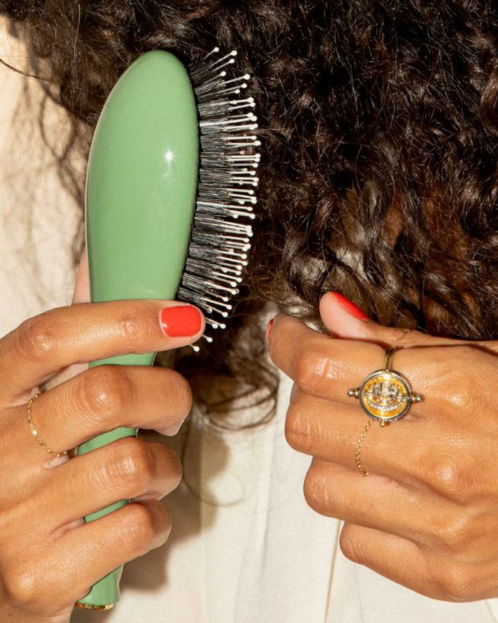 La Bonne Brosse Массажная расческа для волос N 04 Miracle Detangling and Massaging Brush - Pink