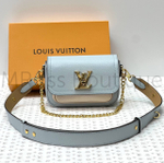 Сумка Lockme Tender Louis Vuitton (Луи Виттон) премиум класса цвета Blue Nuage