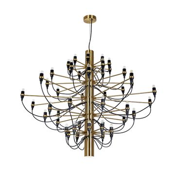 Подвесная люстра 50*E14 8030/17 LM-50 латунь Molto Divinare