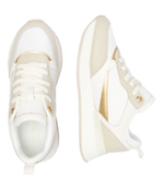 Кожаные кроссовки Tommy Hilfiger - бежевый(FW0FW08248)