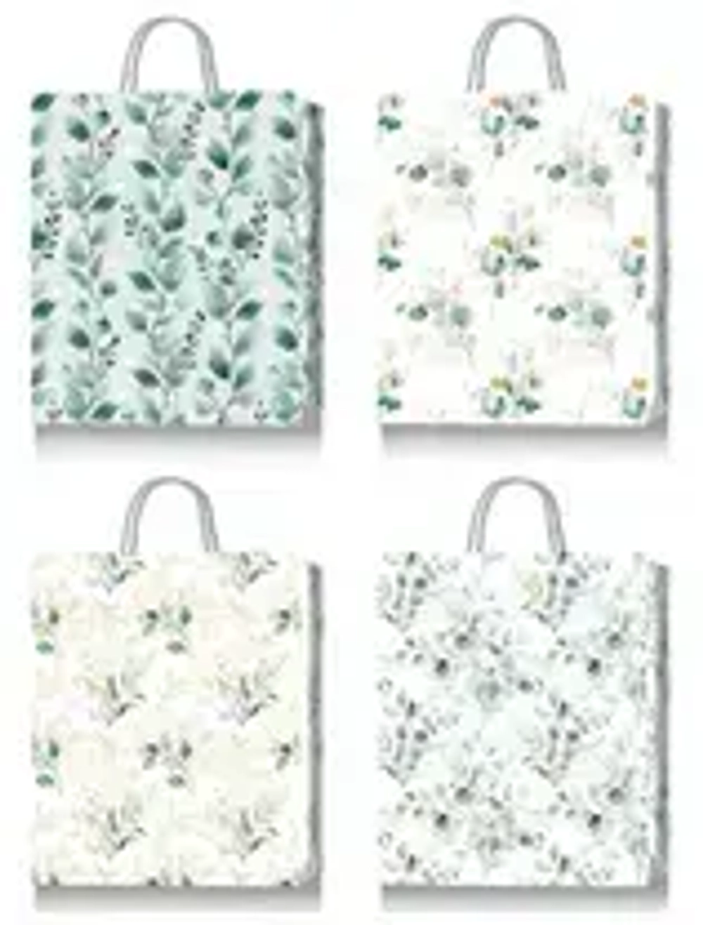 Пакет подарочный «Луговые цветы» 18*23*8 см