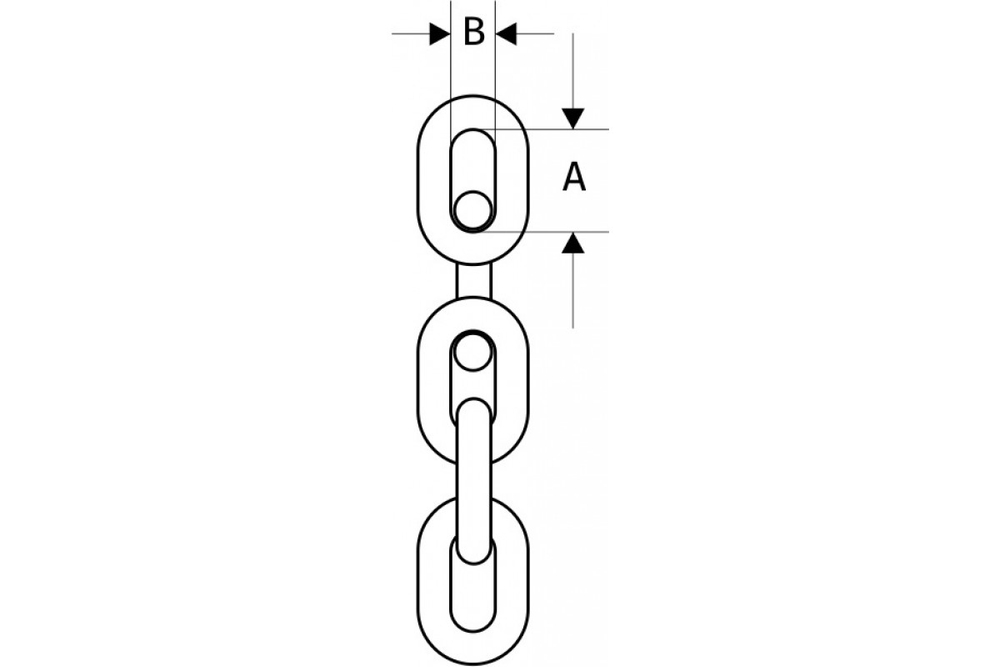 Цепь G80, круглозвенная, 32 Х 116, Класс Т8, высокопрочная, NK