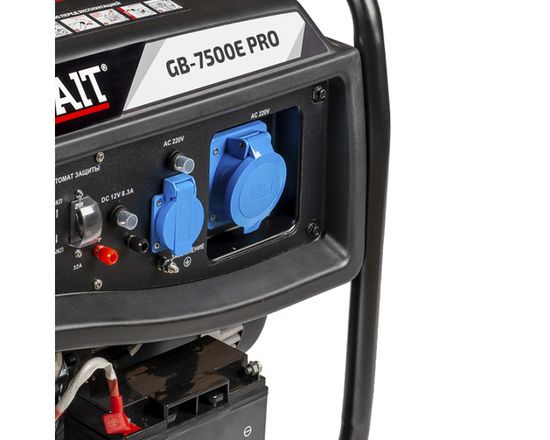 Бензиновый генератор "BRAIT" GB-7500E PRO