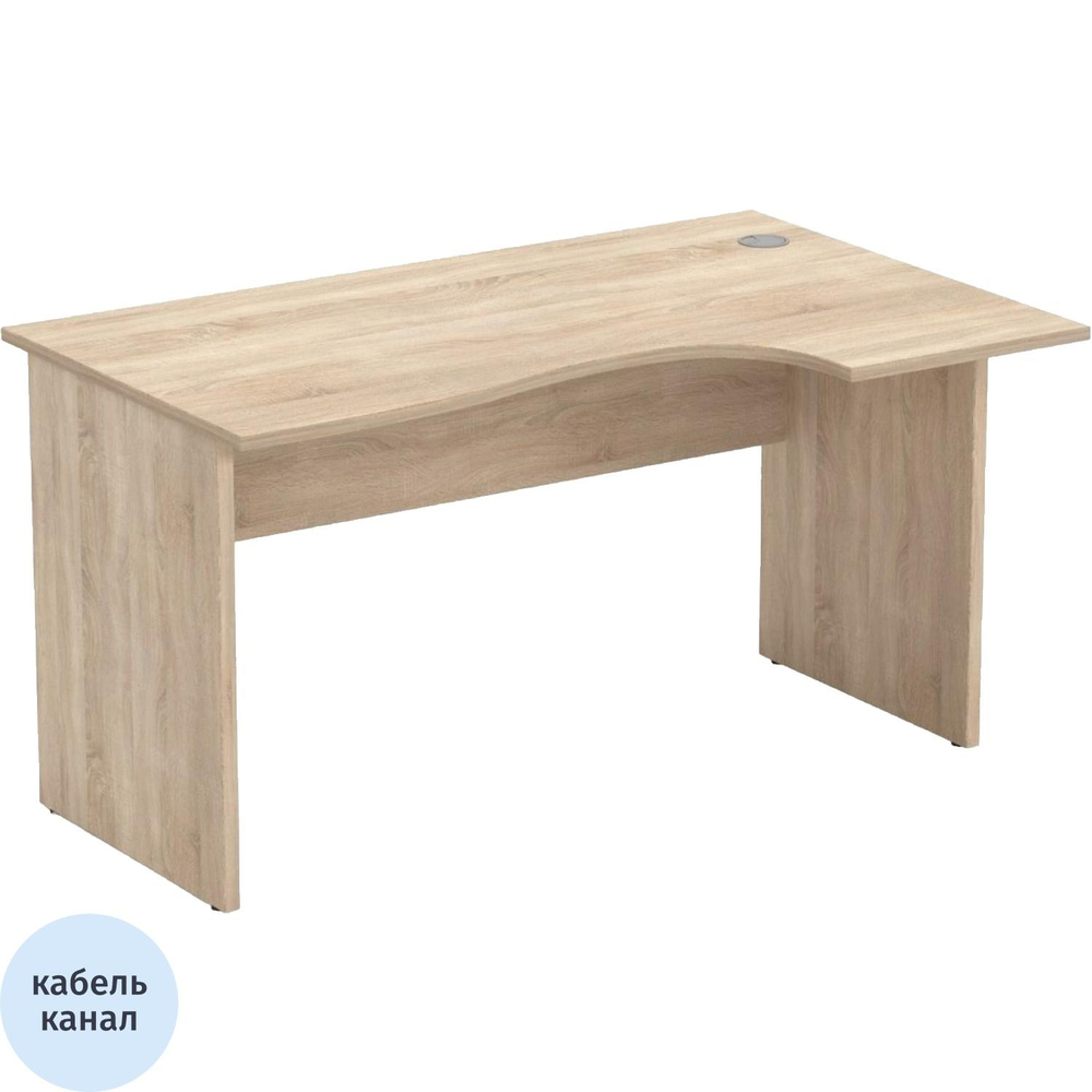 Стол Easy One правый (872,873) дуб сонома Ш1400 Г900