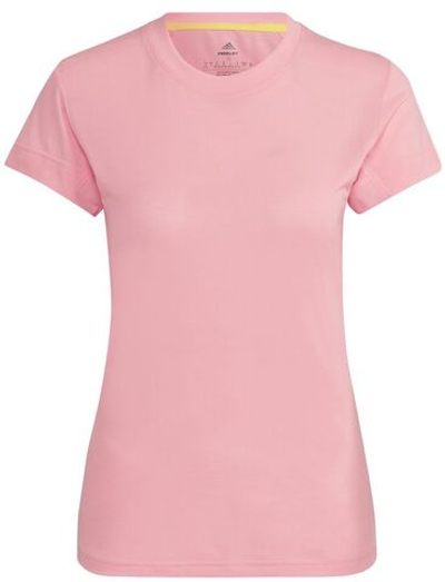 Женская теннисная футболка Adidas Freelift Tee - beam pink