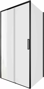 Душевой уголок Aquanet Pleasure Evo 346123 100x100 стекло прозрачное/профиль черный