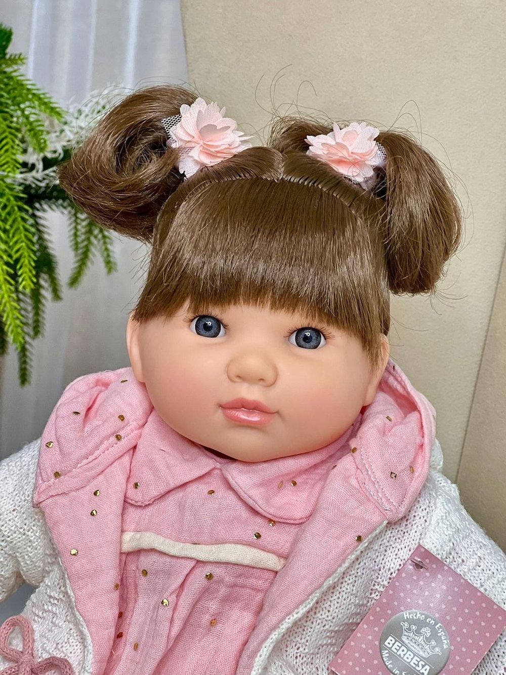 Кукла Berbesa мягконабивная 42см SANDRA в пакете (4423K)