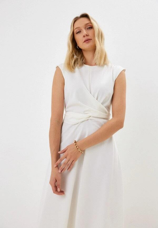 Платье с двойным запахом Butterfly, цвет экрю