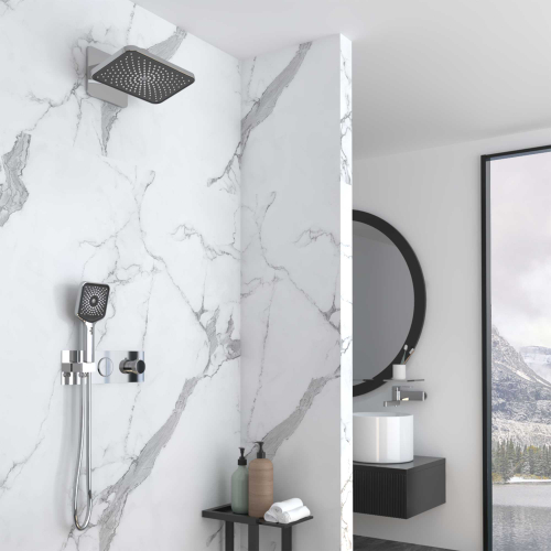 Душевой комплект Vincea VSFW-422TI4CH встраиваемый, термостатический, двухрежимный, хром