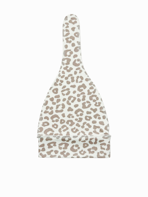 Шапочка-узелок Леопард beige