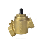 Клапан балансировочный автомат латунь R206A Ду 15 G1/2" A Ру25 ВР 0.27612 - 0.8244 м3/ч без ниппелей Giacomini R206AY013